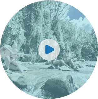 Team members in the About Us video